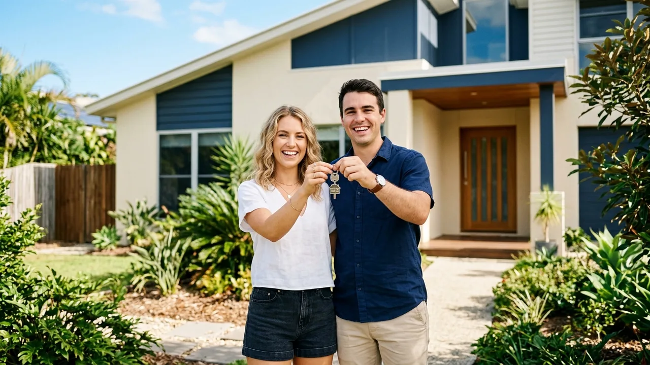 Sunshine Coast first home buyer checklist with house keys